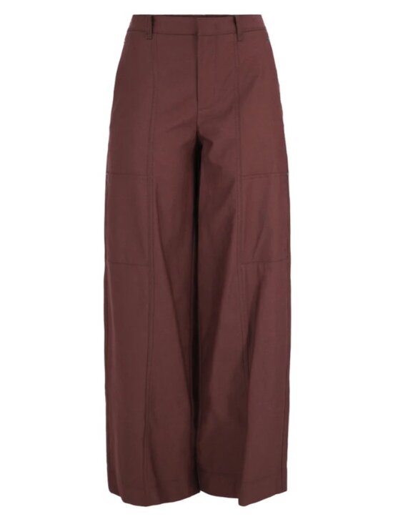 Vince Pants - Vince Utility Trousers in Cherry Night Red - Women's Size US 4 (V075822378) NWT